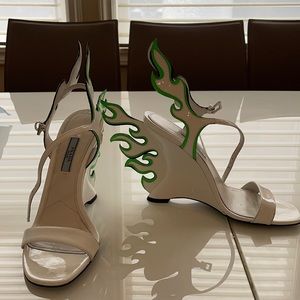 Prada flame wedges!